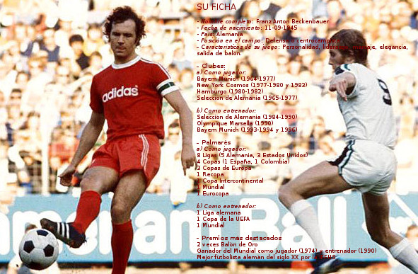 Ficha de Franz Beckenbauer