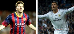 Leo Messi y Cristiano Ronaldo.