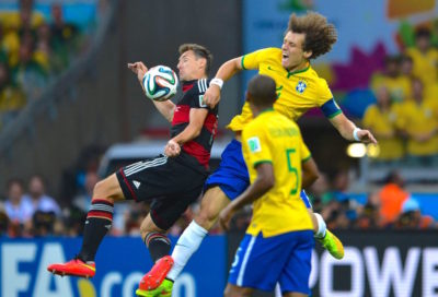 Imagen de la semifinal de Brasil 2014 que enfrentó a Brasil y Alemania.